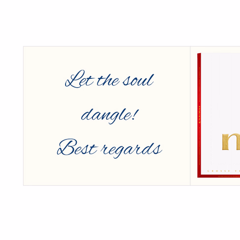 Personal greeting card with Merci: „Kleine Auszeit für Dich“ (250 g)