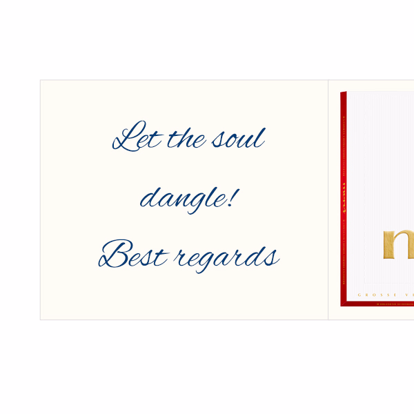 Personal greeting card with Merci: „Kleine Auszeit für Dich“ (250 g)