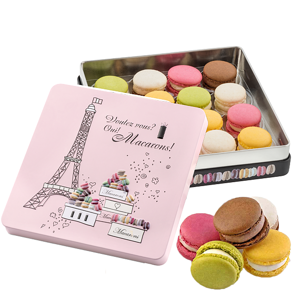 Macaron's gift box "Voulez Vous"