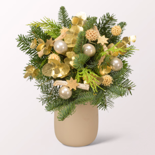 Winter Bouquet Sternschnuppe with vase & 3 Ferrero Giotto
