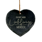 Schieferherz "Du bist mein Lieblingsmensch" (12 cm)