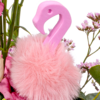 Blumenstrauß Rosa Himmel mit Vase & Ferrero Giotto 3er