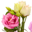 Blumenstrauß Rosa Himmel mit Vase & Ferrero Giotto 3er
