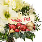 Blumenstecker "Frohes Fest"