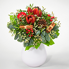 Flower Bouquet Winterstimmung with vase & 2 Ferrero Rocher