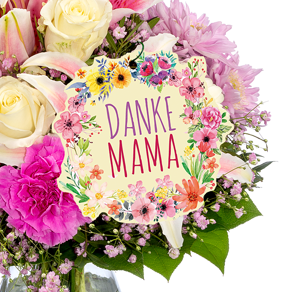 Flowercard „Danke Mama“