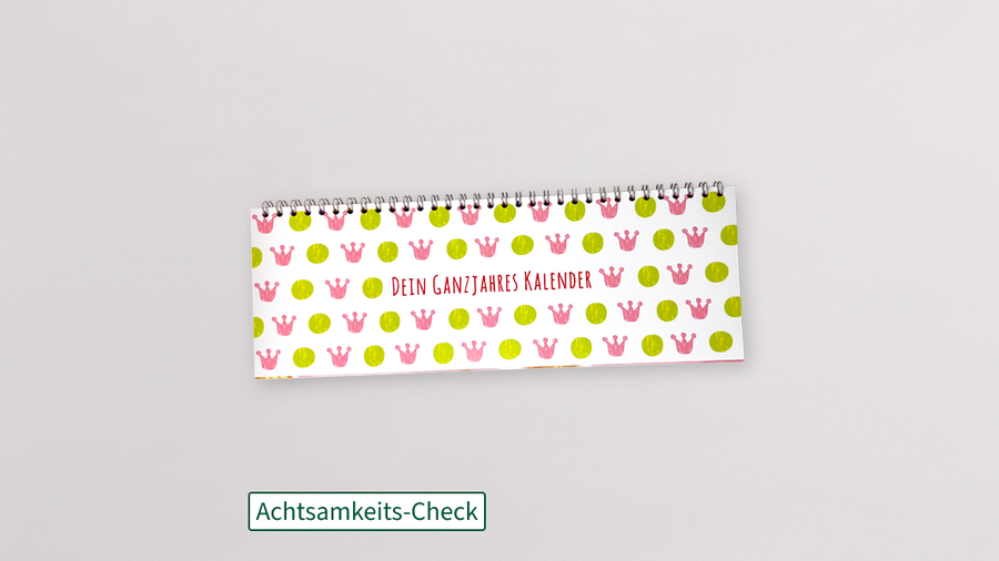 Kalender zur Selbstreflexion