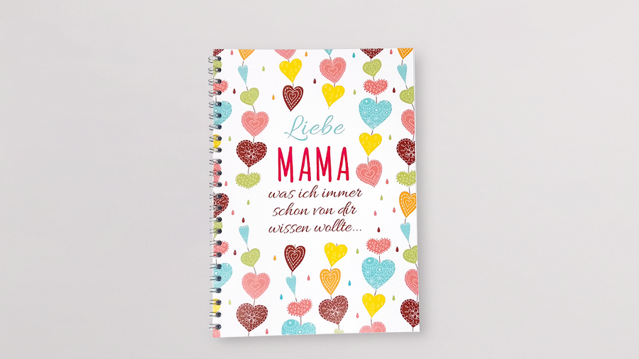Mama-Buch zum Ausfüllen