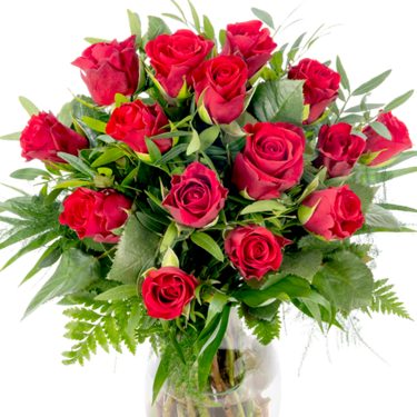 Bouquet of red roses