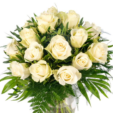 Bouquet of white roses