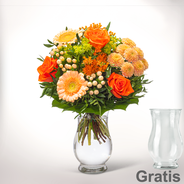 Blumenstrauß Sommerschönheit mit Vase