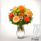 Flower Bouquet Sommerschönheit with vase