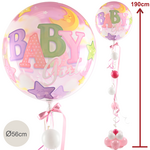 Riesenballon-Präsent Baby Girl (190cm)