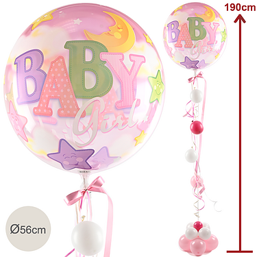 Giant-Balloon-Gift Baby Girl (190cm)