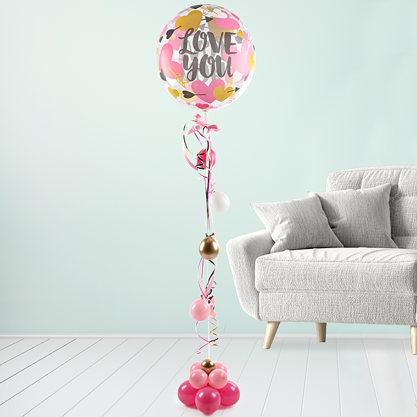 Riesenballon-Präsent Love You (190cm)