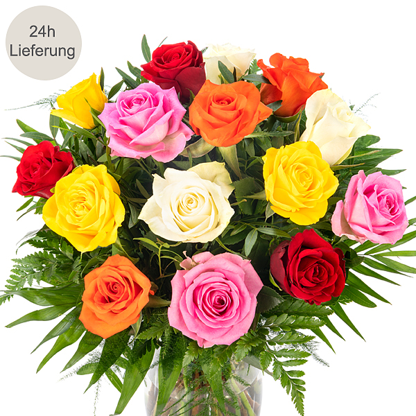 Mixed Coloured Roses