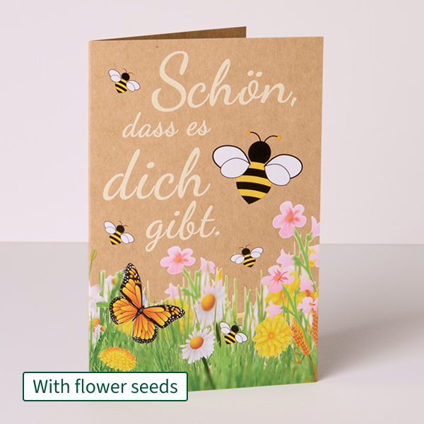 Greeting Card with Flower Seeds