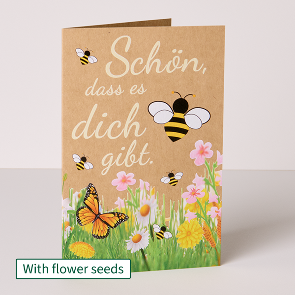 Greeting Card with Flower Seeds