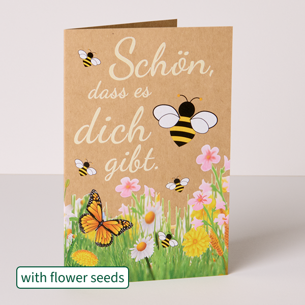 Greeting Card with Flower Seeds