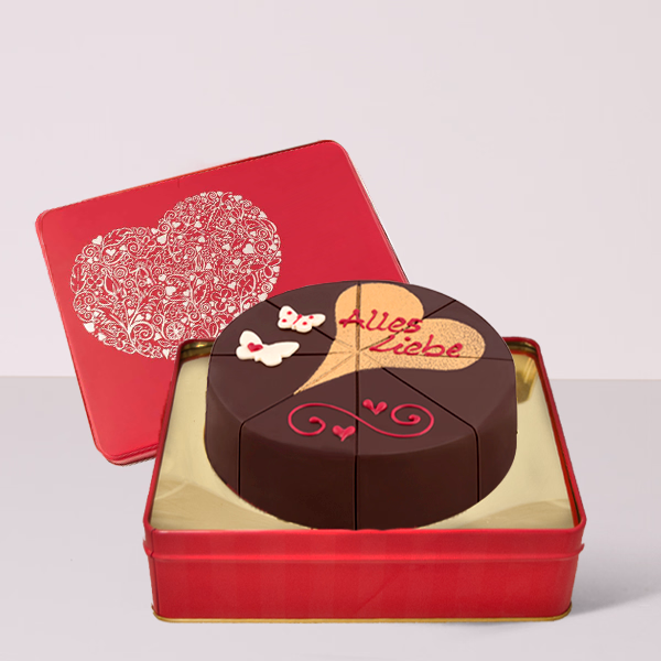 Dessert Sacher cake „Alles Liebe“
