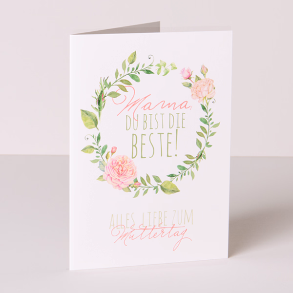 Duftkarte „Mama du bist die Beste!“