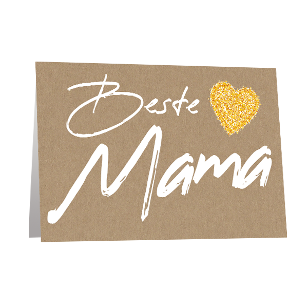 Motivkarte "Beste Mama"