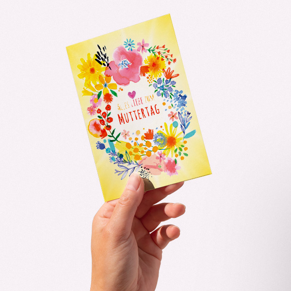 Greeting card „Alles Liebe zum Muttertag“
