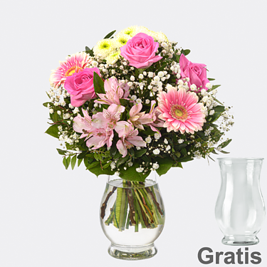 Blumenstrauß Kleiner Dank mit Vase