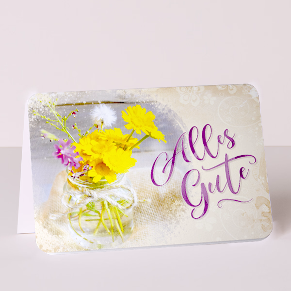 Greeting Card „Alles Gute“