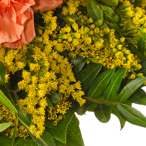Blumenstrauß Sonnenschein mit Vase & Ferrero Giotto 3er