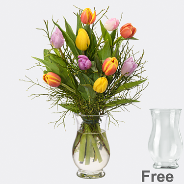 Flower Bunch Kleines Glück with vase