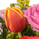 Flower Bouquet Glücksgefühl with vase & 2 Ferrero Rocher