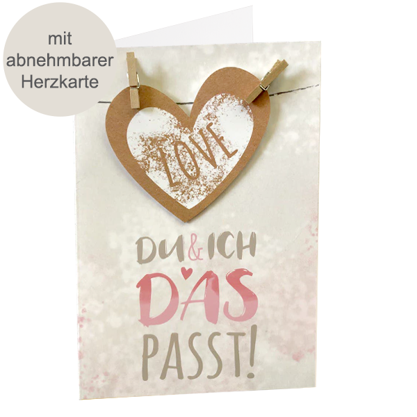 Motivkarte "Du & Ich das passt!"