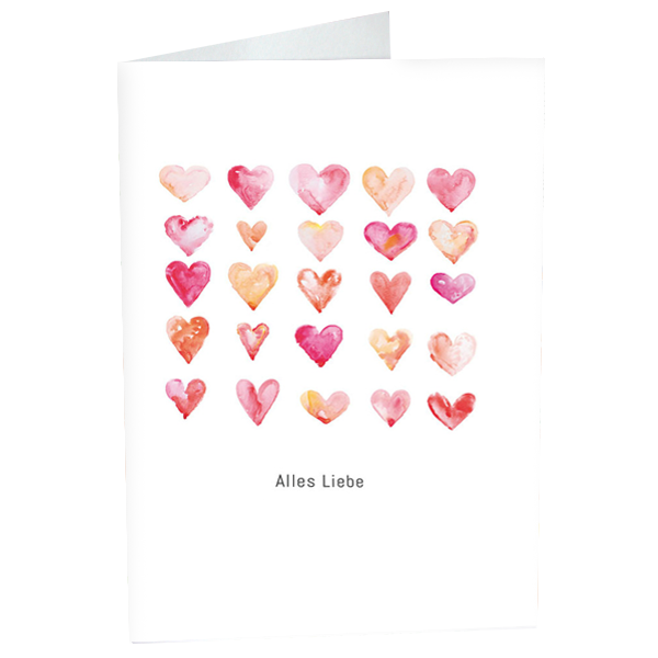 Motivkarte "Alles Liebe"