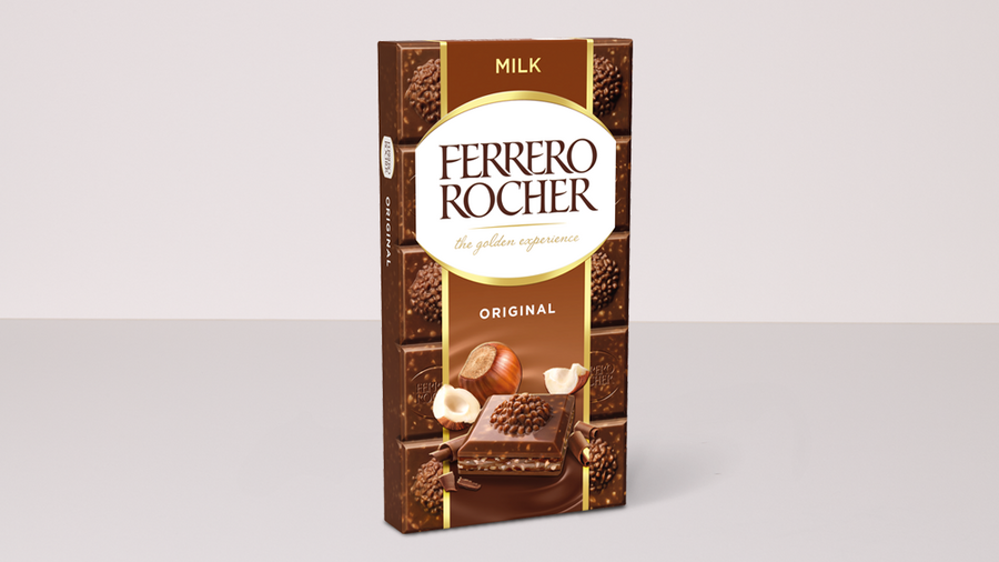 Rocher Tafelschokolade (90 g)  mit Mandeln und Nüßen