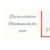 Persönliche Grußkarte mit Merci: Happy Birthday (250 g)