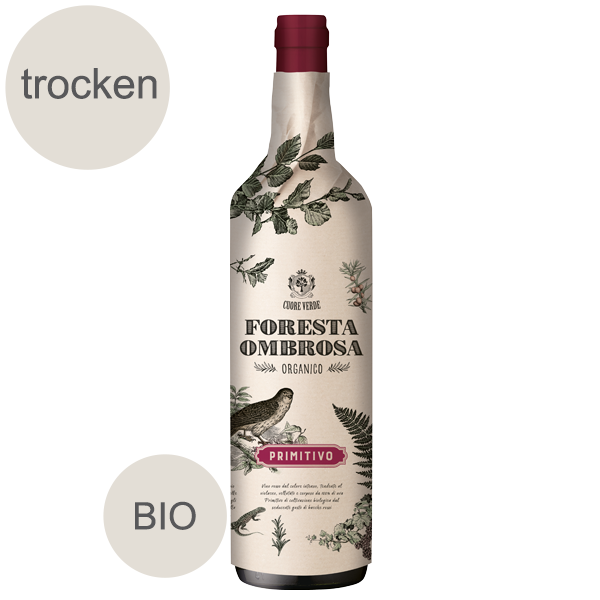 BIO-Rotwein "Cuore Verde Foresta Ombrosa" (0,75l)