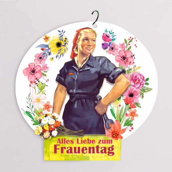 Flowercard „Alles Liebe zum Frauentag“
