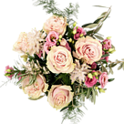 Rose Bouquet in Light Pink