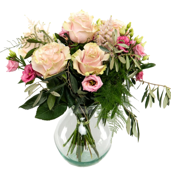 Rose Bouquet in Light Pink