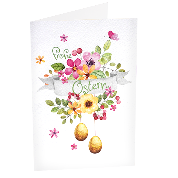 Motivkarte "Frohe Ostern"