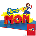 pop-up card "Super Mom"