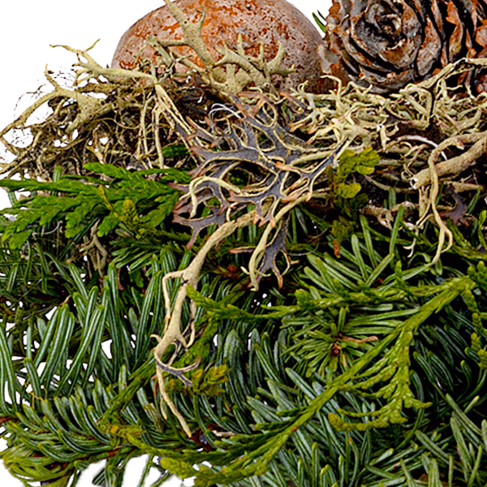 Long Red Arrangement with 3 Ferrero Giotto