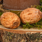 Kerzentraum auf Holz mit 2 Ferrero Rocher