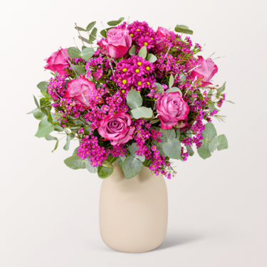 Flower Bouquet Sensation with vase