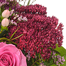 Flower Bouquet Lebensfreude with vase & 2 Ferrero Rocher