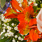Premium Bouquet Herbstgefühl with premium vase
