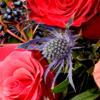 Premium Bouquet Herbstmärchen with Premium Vase & Teaballs & 3 Ferrero Giotto