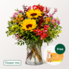 Flower Mix Full of Joy with 3 Ferrero Giotto & Teaballs