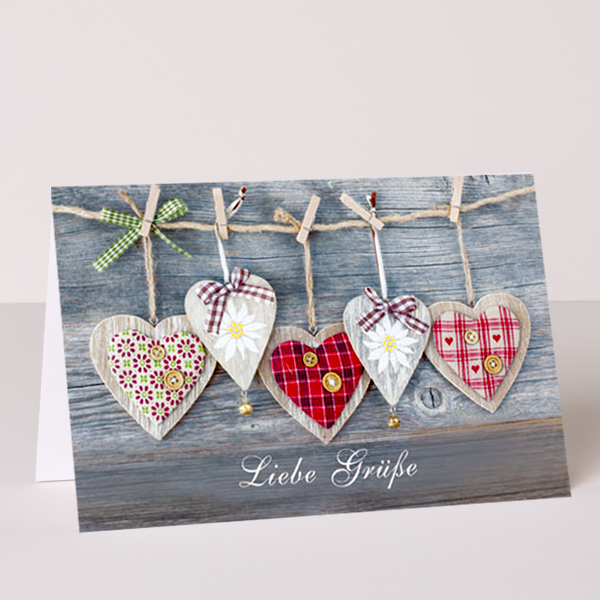 Greeting Card „Liebe Grüße“